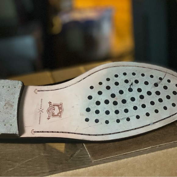 Trask Black Leather Loafers. STORE DISPLAY NO BOX